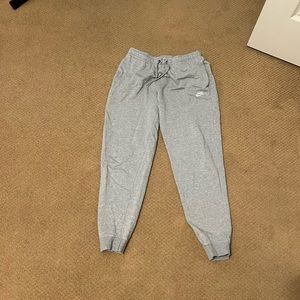 Gray nike sweatpants-size medium